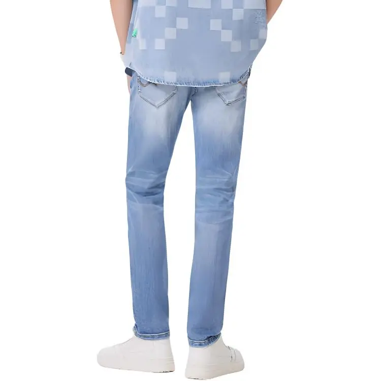 Cabbeen Jeans Men Sky Blue 37-2
