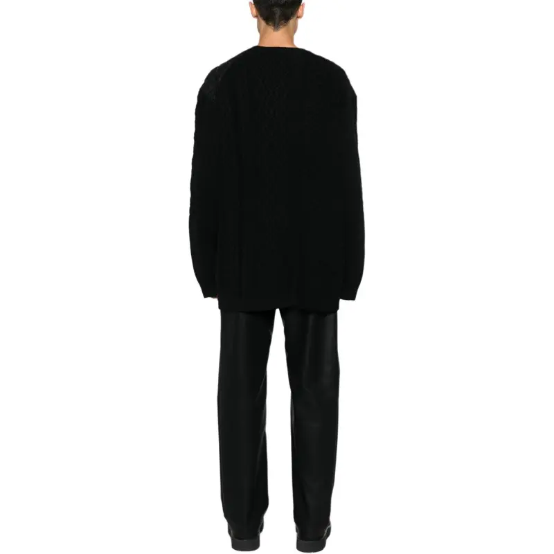Yohji Yamamoto Cable knit Sweater-3