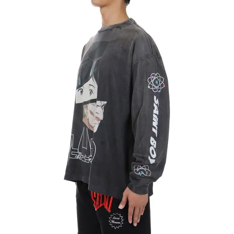 Saint Michael X Pluto Ls T shirt-2
