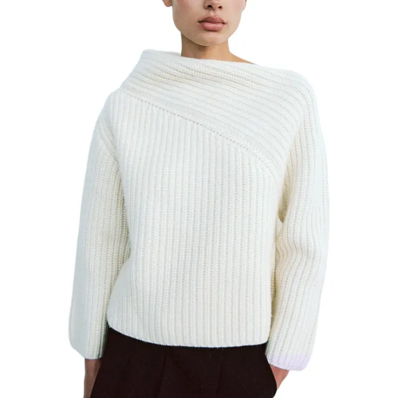 ZARA Sweater Women's Natural Color-2