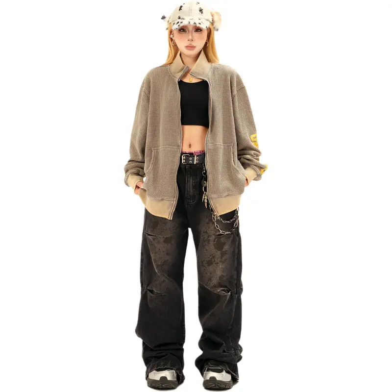 DanerWang Sweatshirts Unisex Gray-6