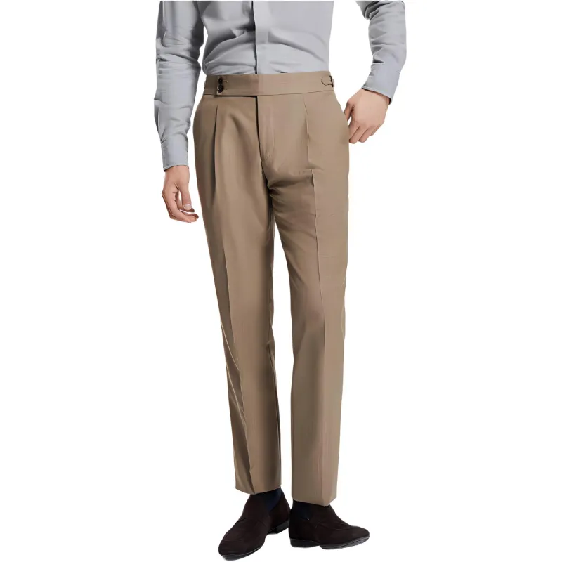 BY CREATIONS Casual Pants Men's Dark Khaki-3