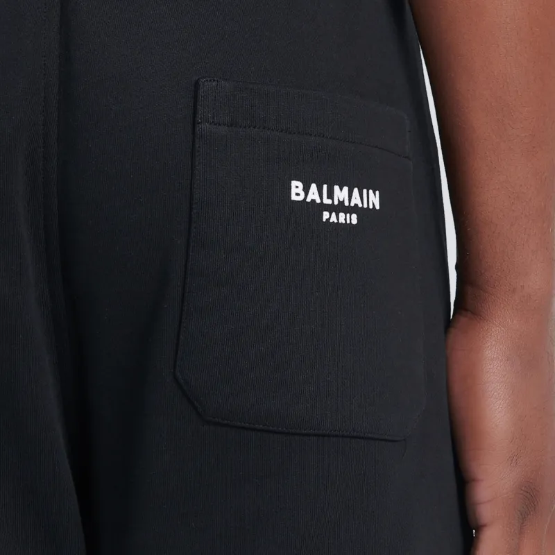 BALMAIN Knitted Sweatpants Men Black-2