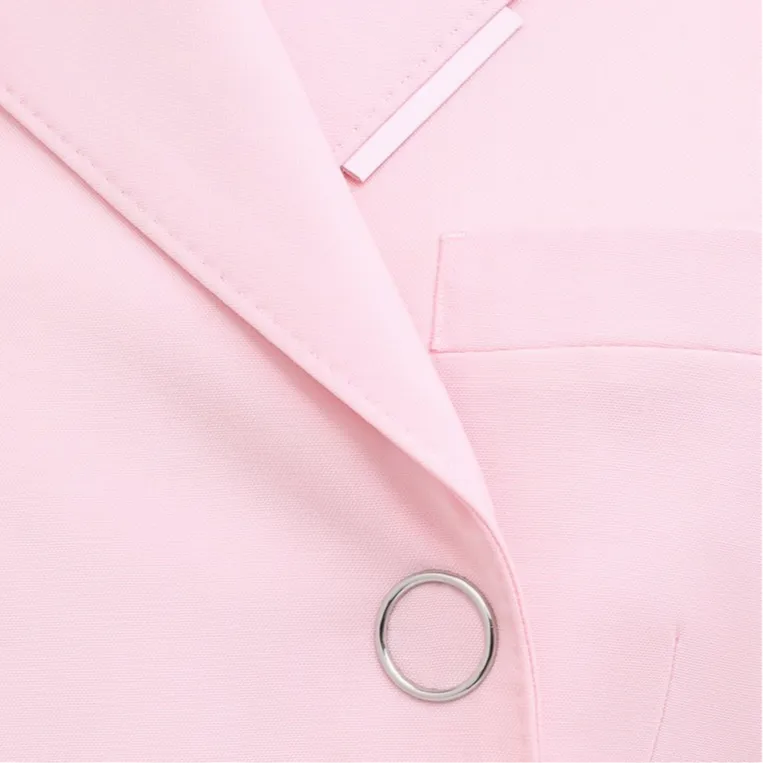 Burberry Business Suits Coats Women's Pink-5