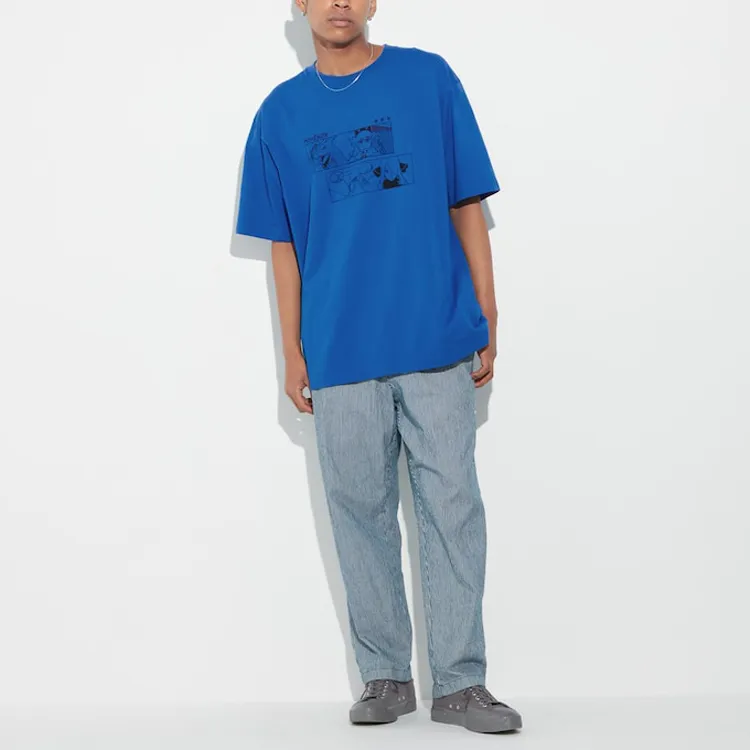 UNIQLO UNIQLO X Pokémon Co branded SS23 T Shirt Unisex Blue-1
