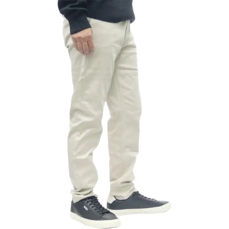 HUGO BOSS Casual Pants Men's White Gray-3