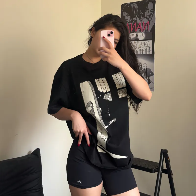 TH FABRICATE T Shirts Women's Black Couple's-2