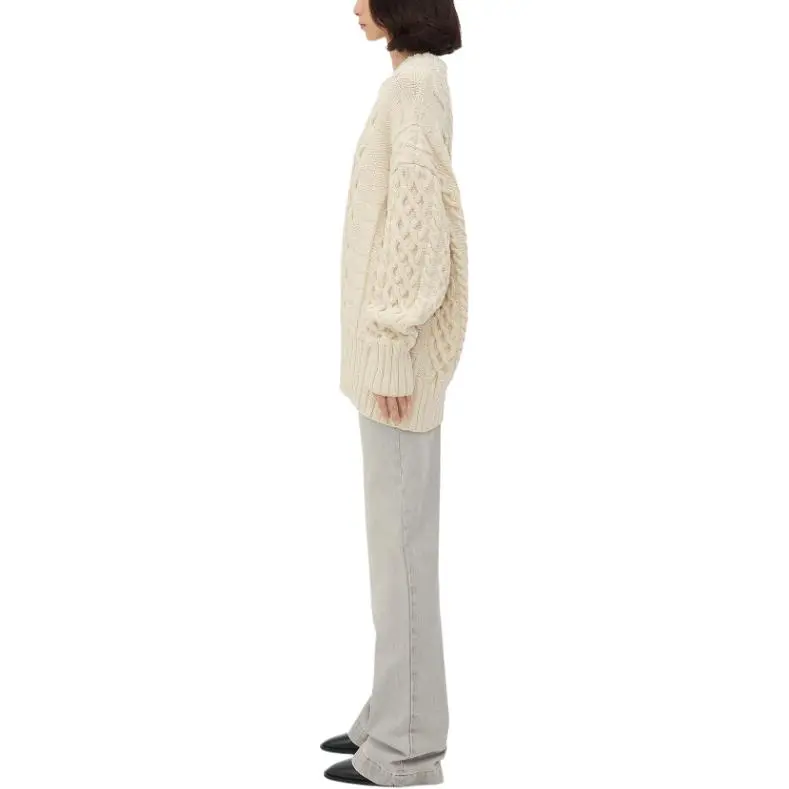 Bottega Veneta Aran Cable Jumper-2