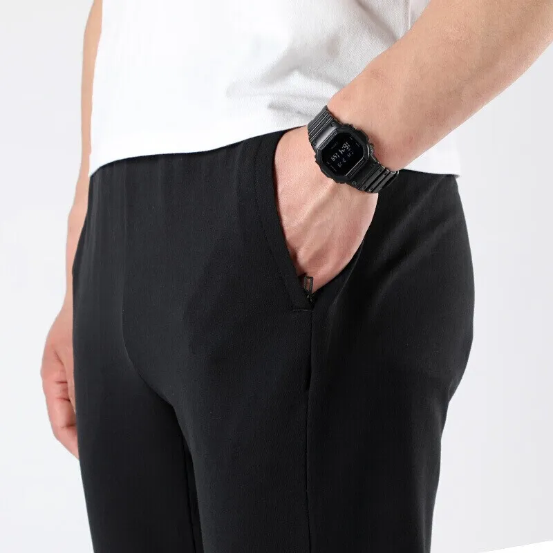Adidas Knitted Sweatpants Men Black-4