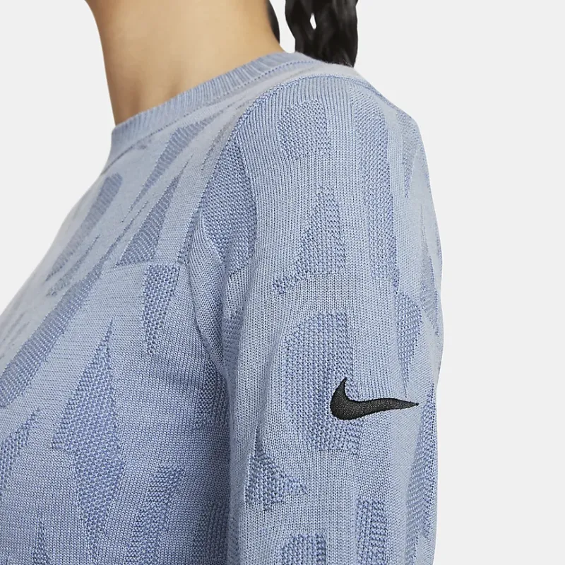 Nike T Shirts Women's Gray Slate Blue-3