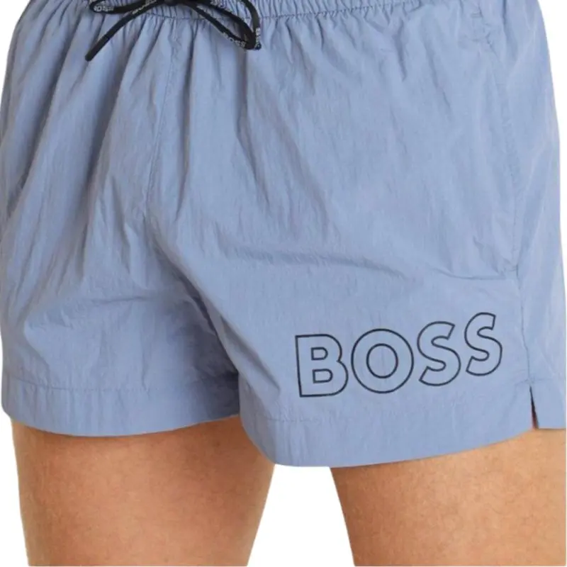 HUGO BOSS Swimming Shorts Men's Light Blue-4