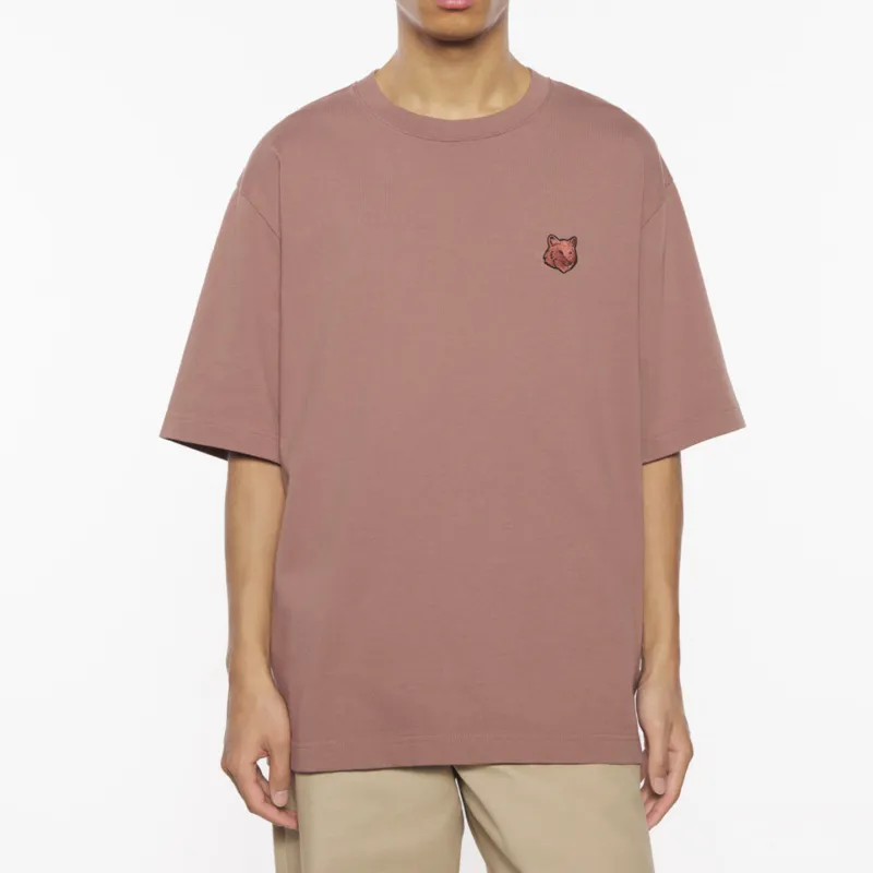Maison Kitsune Bold Fox Head Patch Crewneck T Shirt-2