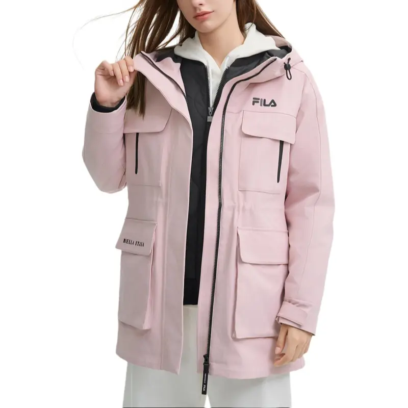 FILA Jacket Women's Smoky Purple Dusty Pink-4
