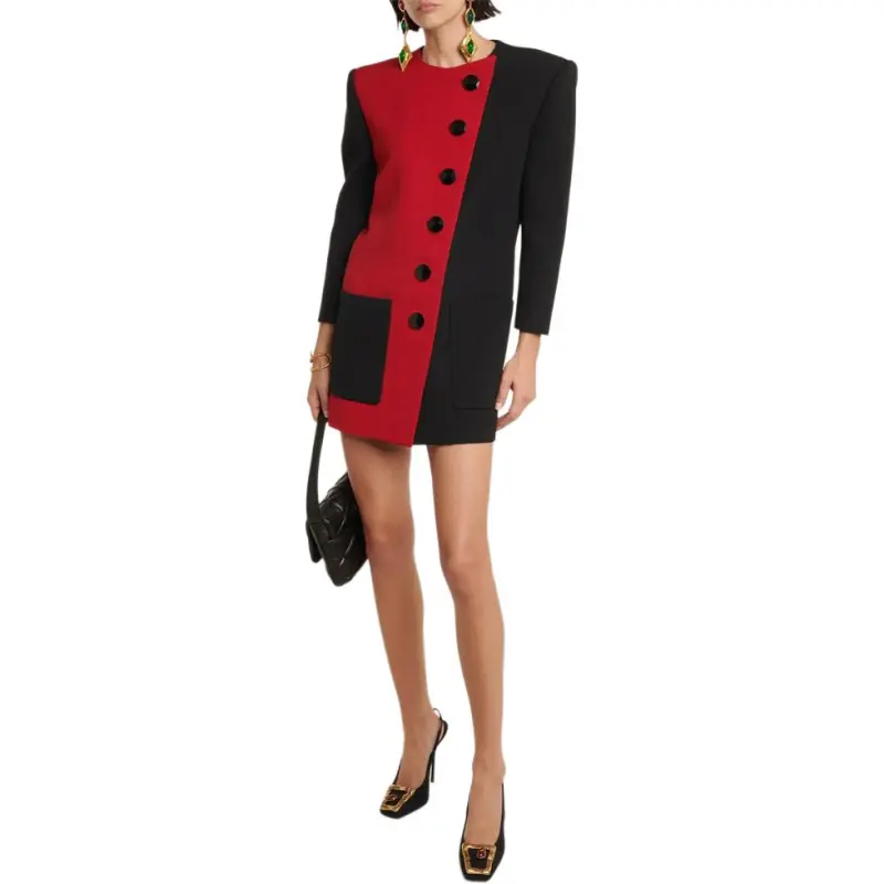 SAINT LAURENT SS22 Business Suits Coats Women's Black-3