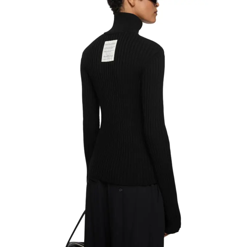 Acne Studios Zip Up High Neck Cardigan-2