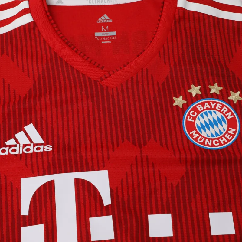 Adidas Bayern Soccer Jersey Men's Red-3