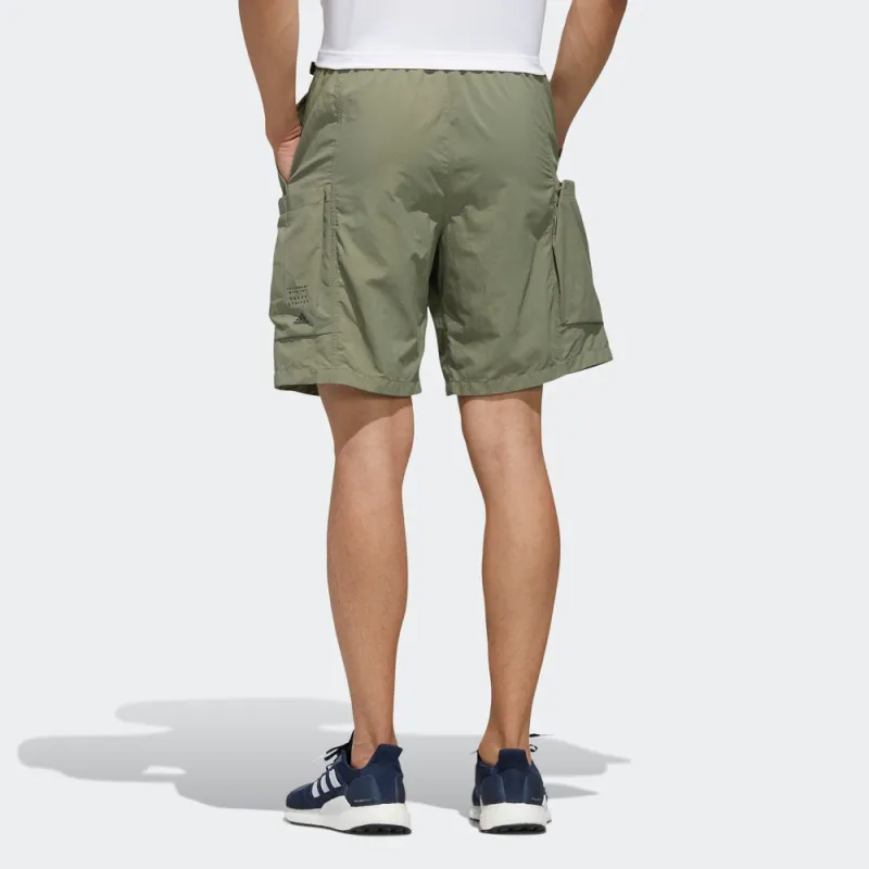 Adidas Casual Shorts Men Green-3