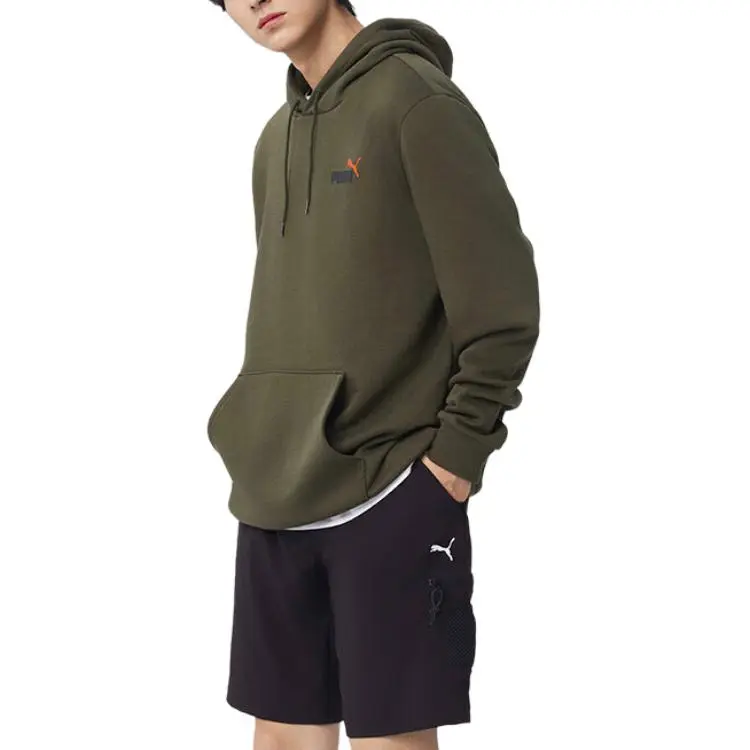 PUMA ESS+ 2 Col FW24 Sweatshirt Men's Dark Olive-2