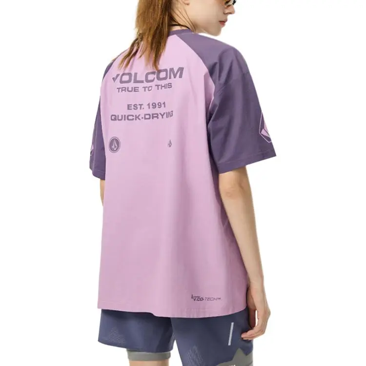VOLCOM SS25 T Shirt Unisex Purple-4