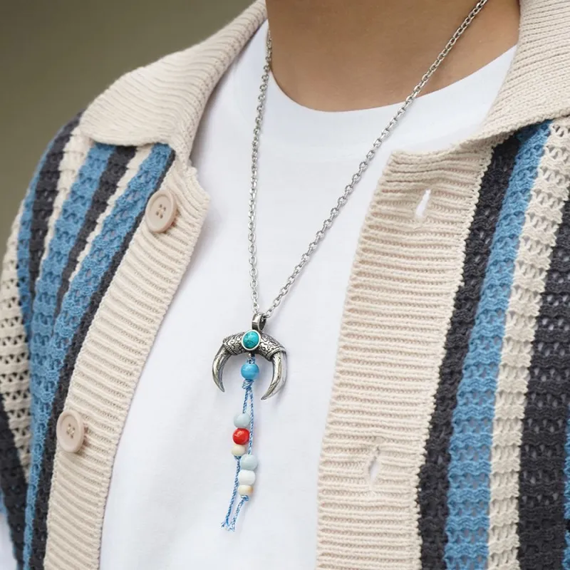 ROADLATIVE Titanium Steel Necklaces Unisex-3