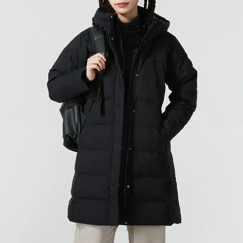 Skechers Mountain And Wild Outdoor Series Down Jacket Women's Black-3