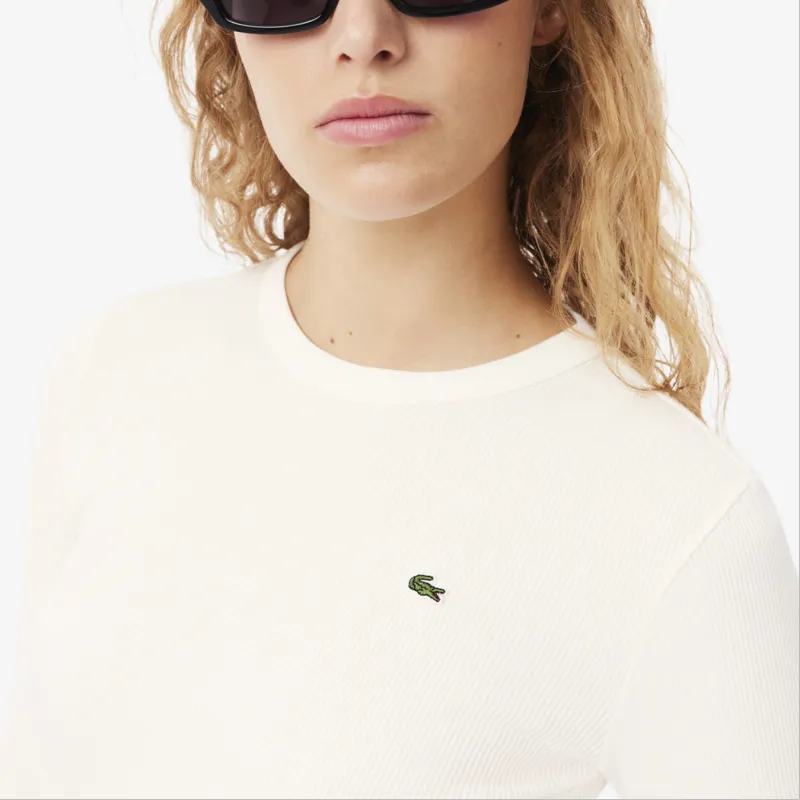 LACOSTE T-Shirts Women's White-4