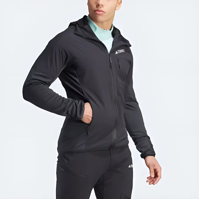 Adidas TERREX TECHROCK Jackets Coats Men's Black-4