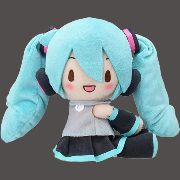 SEGA VOCALOID Hatsune Miku MP Hug Version A Dolls Plush Doll 15cm Height-3