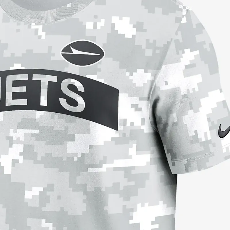 Nike New York Jets Salute To Service Edge Arch Men's Nike Dri FIT Nfl T Shirt-2