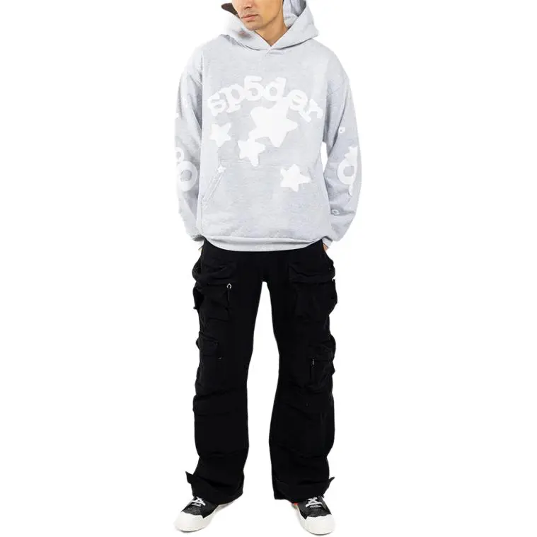 Sp5der Printed Web Hoodie-2