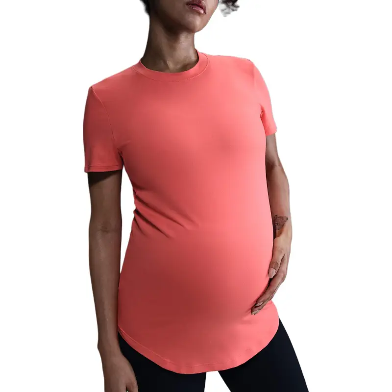 Nike M One Women's Dri-FIT Slim-Fit Short-Sleeve Top Maternity-2