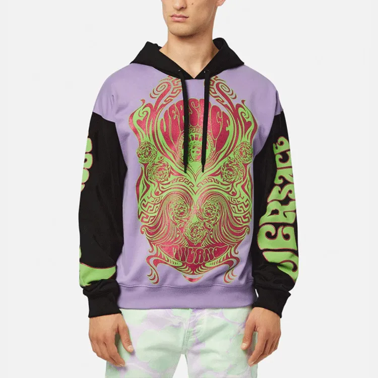VERSACE VERSACE SS22 Sweatshirt Men's Light Purple-2