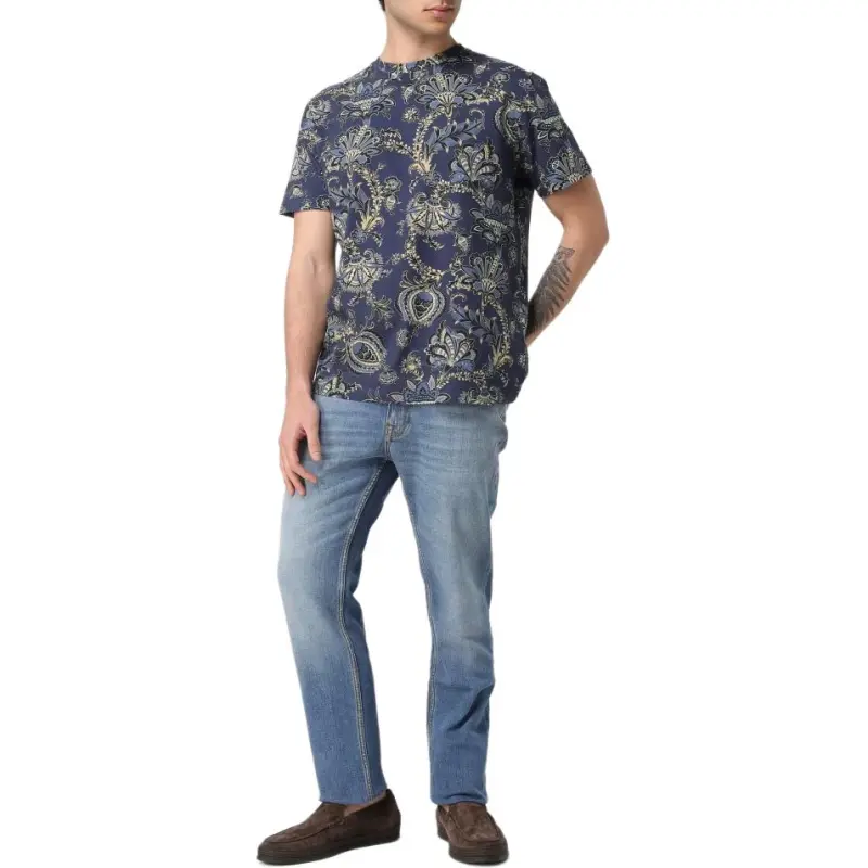 ETRO Floral Printed Crewneck T Shirt-2