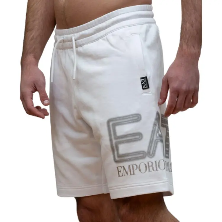 EMPORIO ARMANI EA7 Casual Shorts Men's White-4