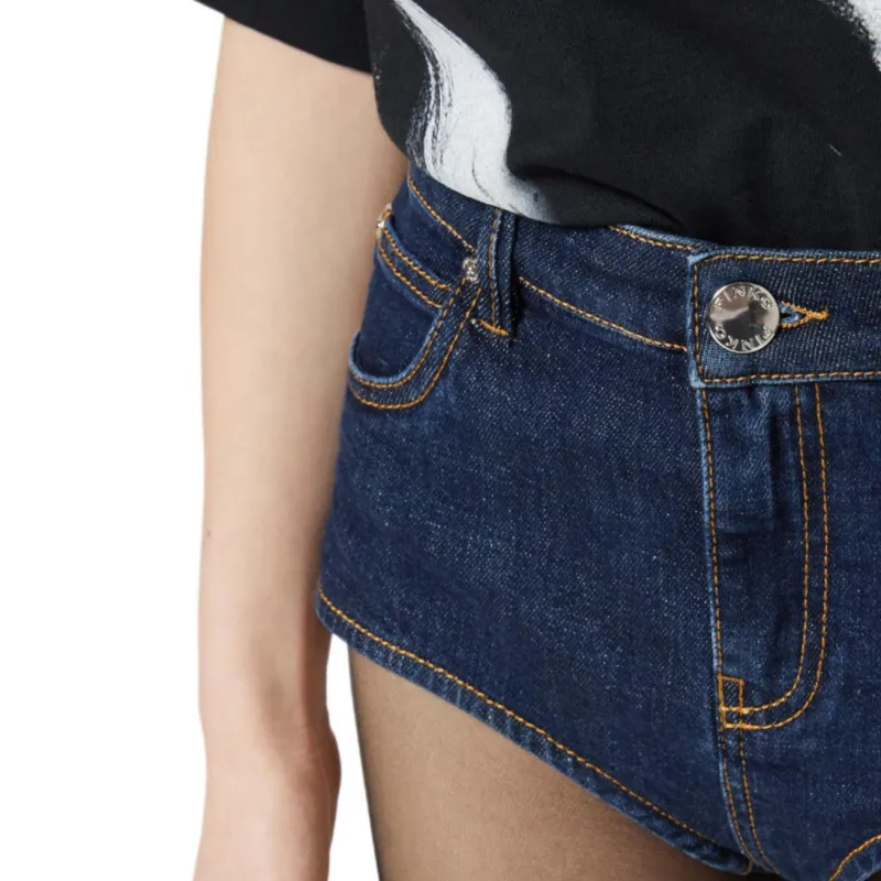 PINKO Denim Shorts-6