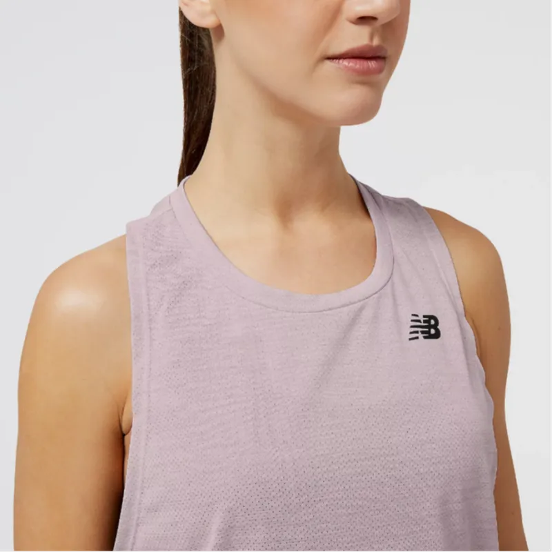 New Balance Tank Tops Women's Pink-3