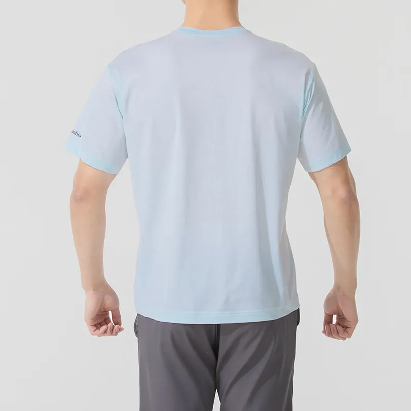 Columbia T Shirts Men Blue-2