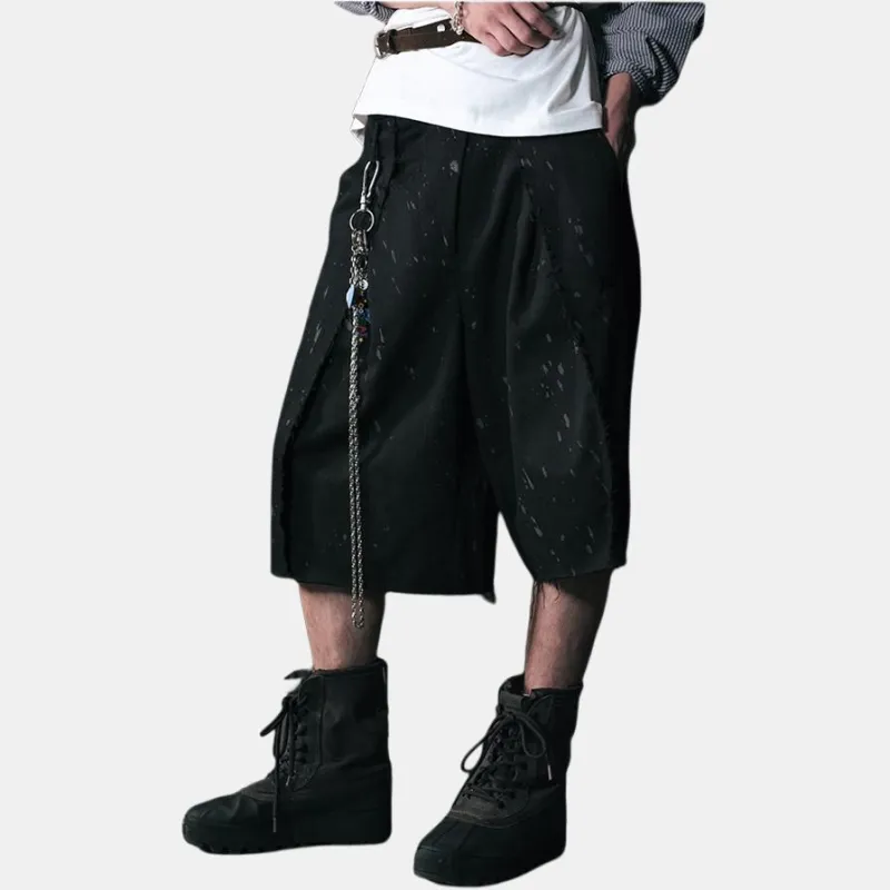 GOOD BAI Casual Shorts Unisex Black-2