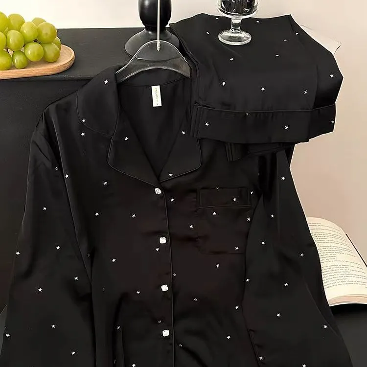 WANANNI Pajama Set Women's Romantic Galaxy-5