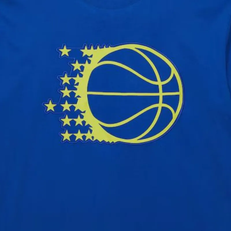 Mitchell & Ness x NBA Orlando Magic Team Neon Nights Premium T Shirt Men's Blue-2