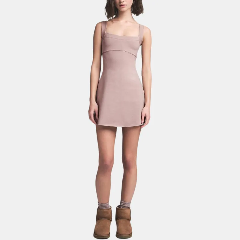 SKIMS SS25 OUTDOOR MINI DRESS Slip Dresses Women's FAWN/Deer-1