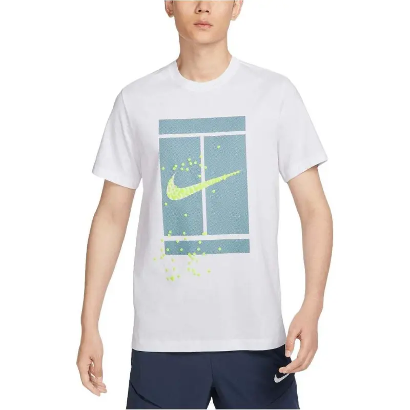 Nike T-Shirts Men White-3