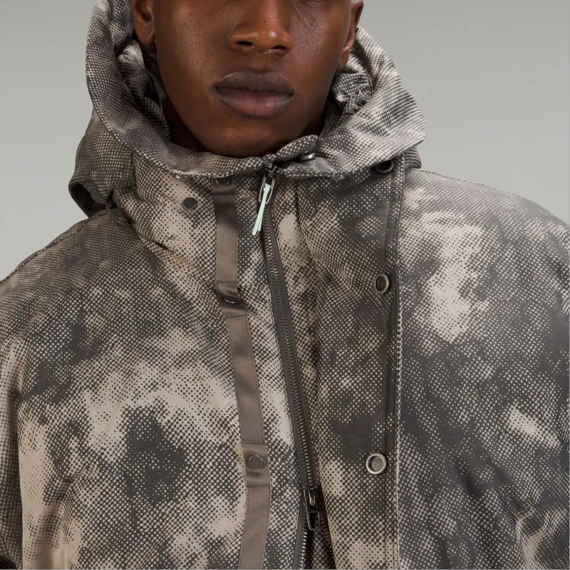 Lululemon LAB Jacquard Series Down Jackets Men Taupe-2