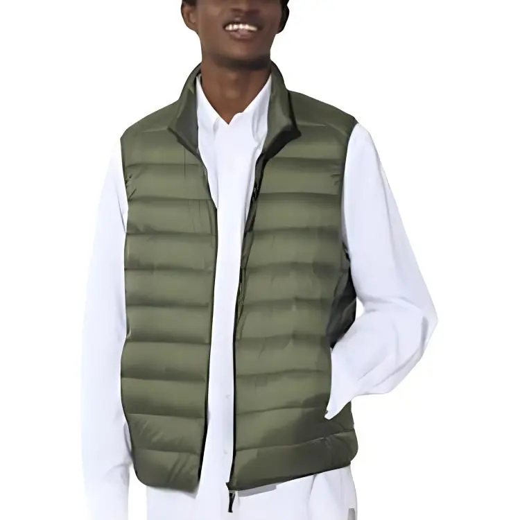 UNIQLO Vests Men Olive-1