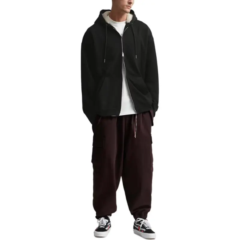 MASTERMIND WORLD Sherpa Lined Zip Up Hoodie-2