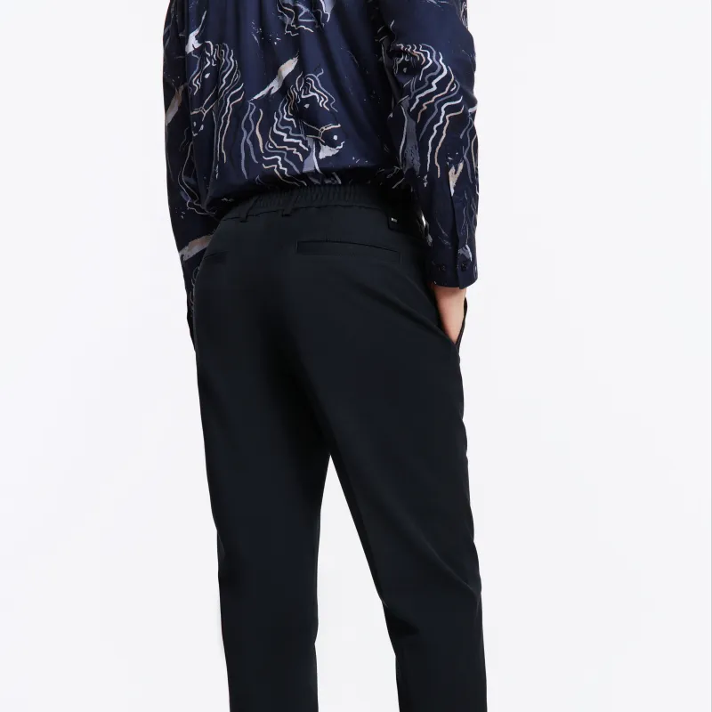 Jiumuwang Men's Pants Expert Suit Trouser Men's Navy Blue-5