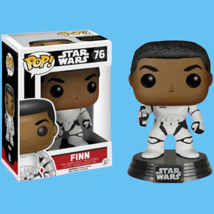 Funko POP Film & TV Star Wars Leading Warrior Finn Chibi Figures-1