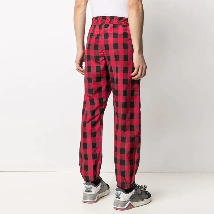 PALM ANGELS Check Print Track Pants-2
