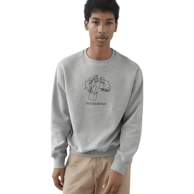 Thisisneverthat Long Field Collaboration Jackets Unisex Dark Gray-2