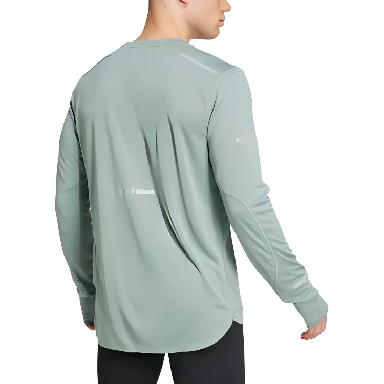 Adidas Free Shipping With AdiClub Ultimate Running Reflective Long Sleeve Tee-2